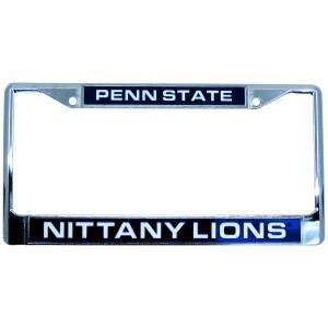 license plate frame metal and acrylic Penn State Nittany Lions